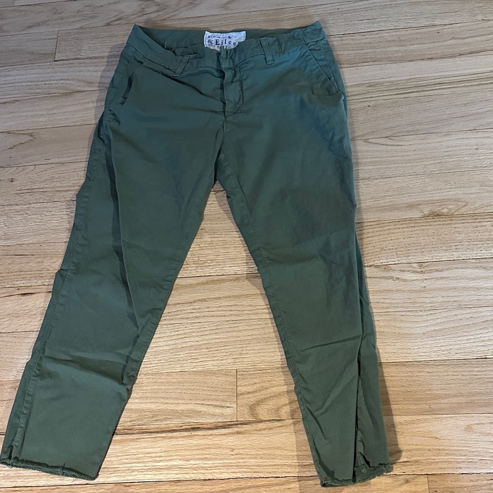 Frank & Eileen Olive Green Pants